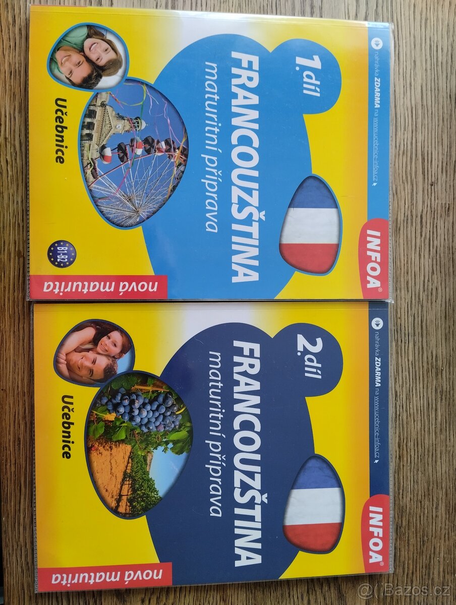 Různé učebnice francouzštiny - 2