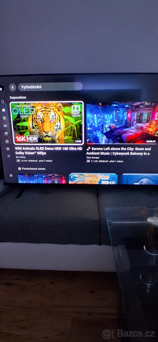 PRODÁM: Herní 4K QLED TV Hisense 55E7 Pro (139 cm) STAV: Ro - 2