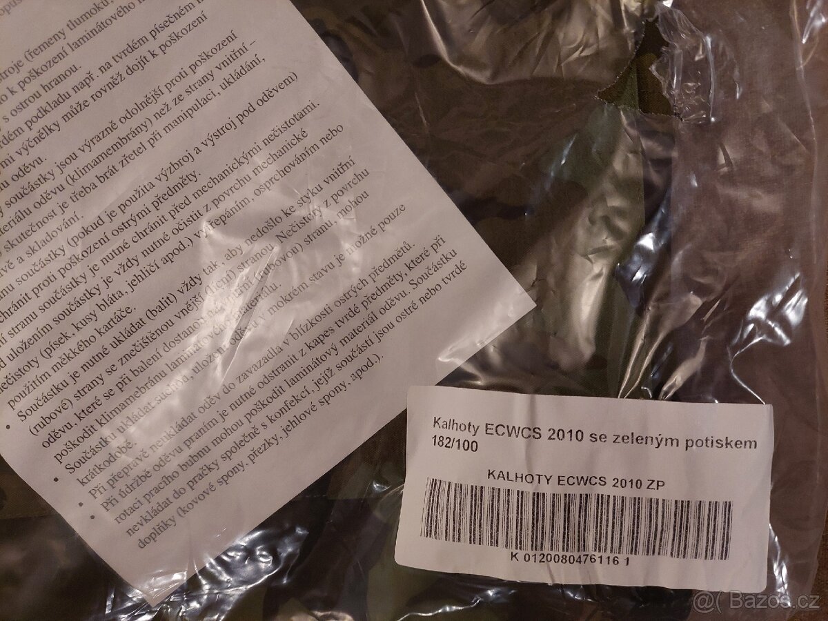 Kalhoty Carinthia ECWCS 2010 originál AČR vz.95 Gore-Tex - 2