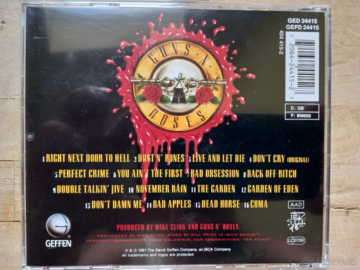 Guns N' Roses – Use Your Illusion I (CD) - 2