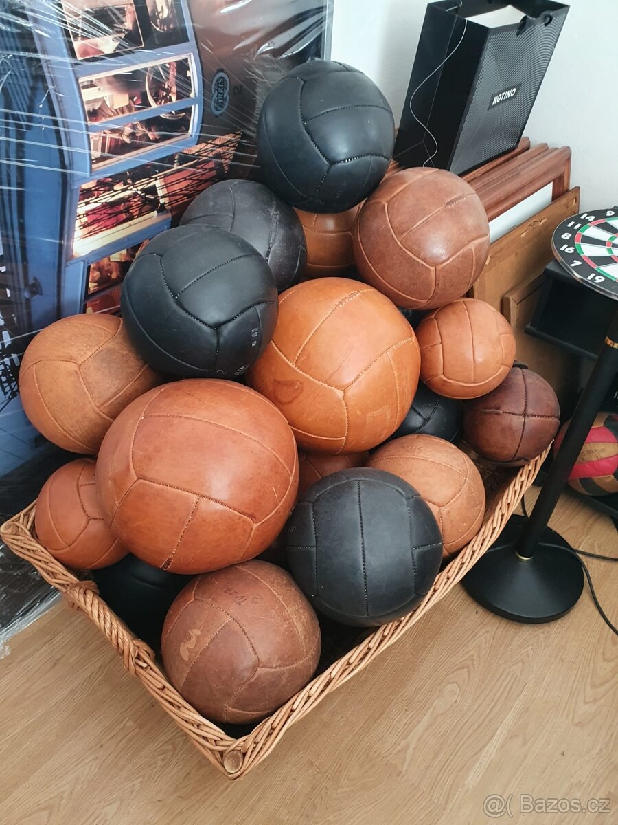 Retro kožené medicimbaly - 2