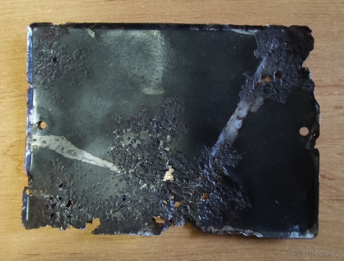 Smaltovaná cedule. - 2