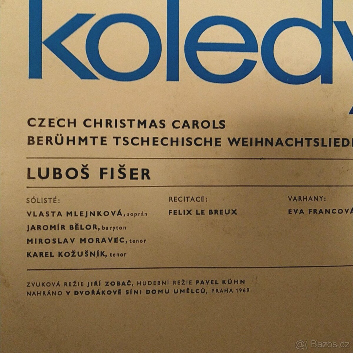 Vinyl LP Vánoční koledy - 2