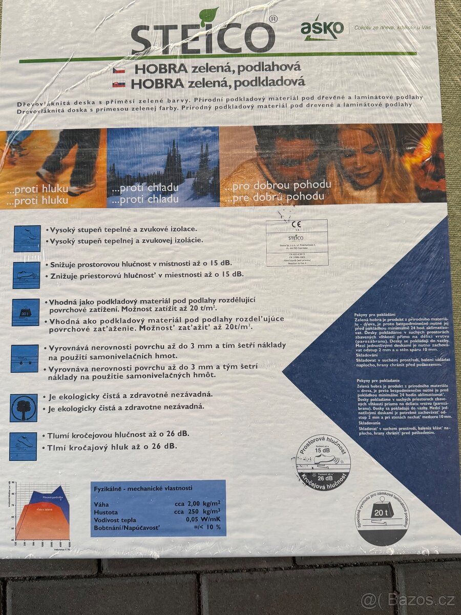 Steico deska hobra 20 m2 - 2