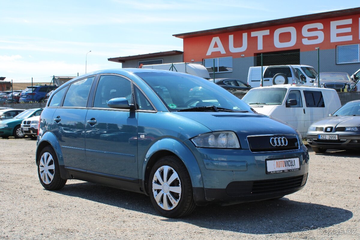 Audi A2, 1,4i 55KW, SERVISKA, KLIMA, r.v. 2000 - 2