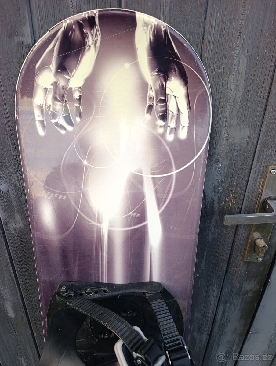 Snowboard set Project Fiction 158 cm + boty Stuf vel.45 - 2