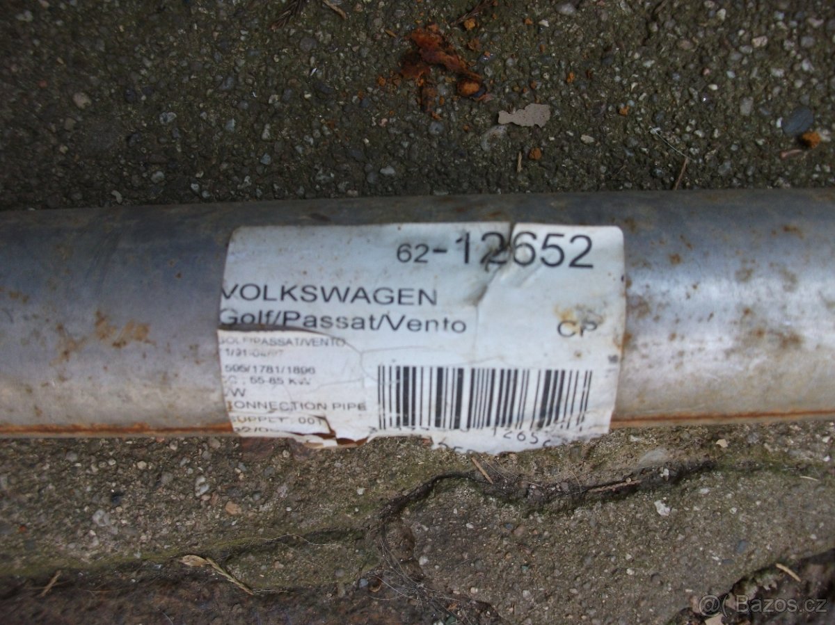 vw golf, 2,3, vento, passat výfuk - 2