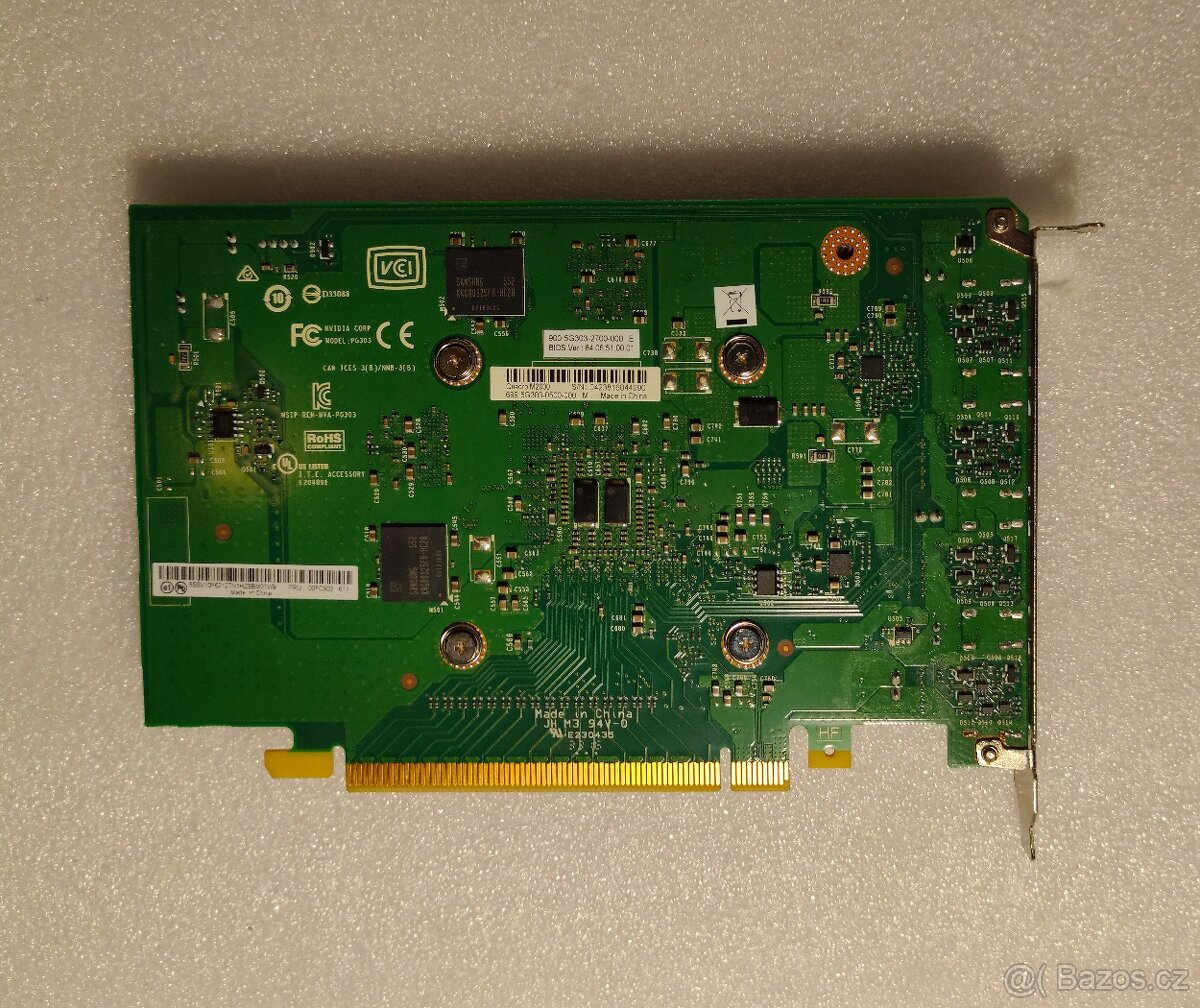NVIDIA Graphics Quadro M2000 - 4GB GDDR5, PCI-E - 2