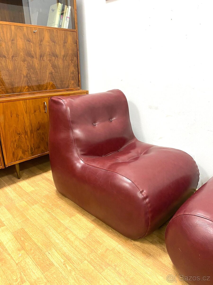 Retro křesla 70. léta Space Age - 2