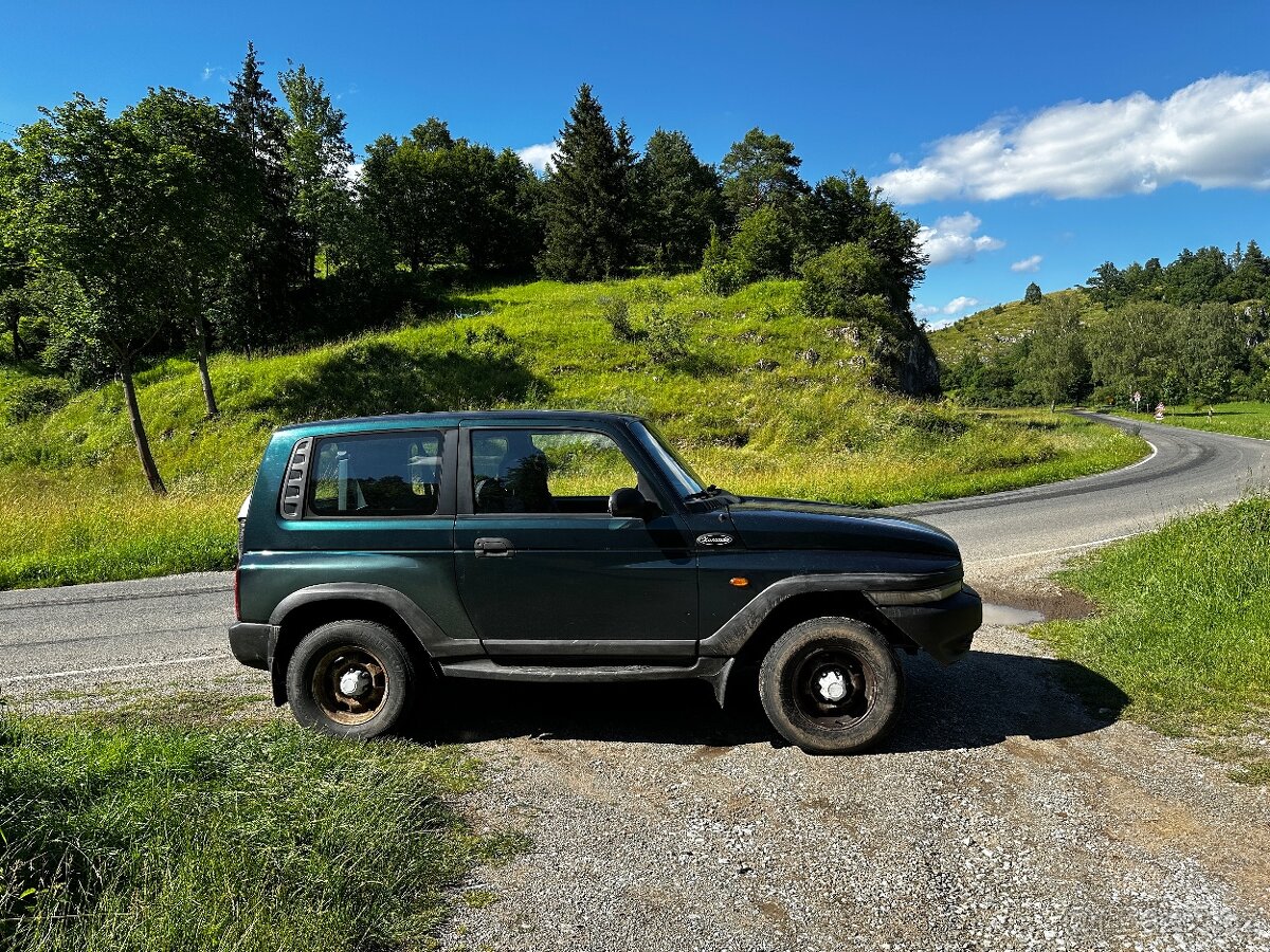 Korando 4x4, klima, tažné, jen 164 tkm
