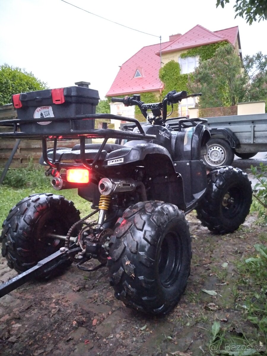 Čtyřkolka ATV 125 ze sklápěcím vozičkem