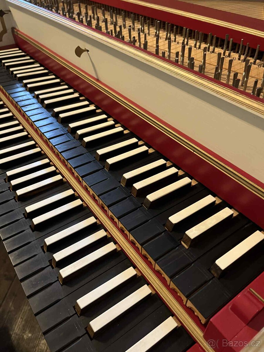 Francouzské dvoumanuálové cembalo Zuckermann podle Taskina - 2