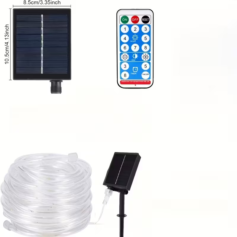 Solární řetěz Led 30m teplá bílá - 2