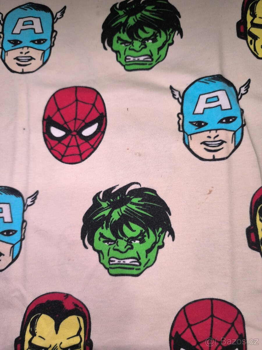 Trička dlouhý rukáv 122/128 - 2