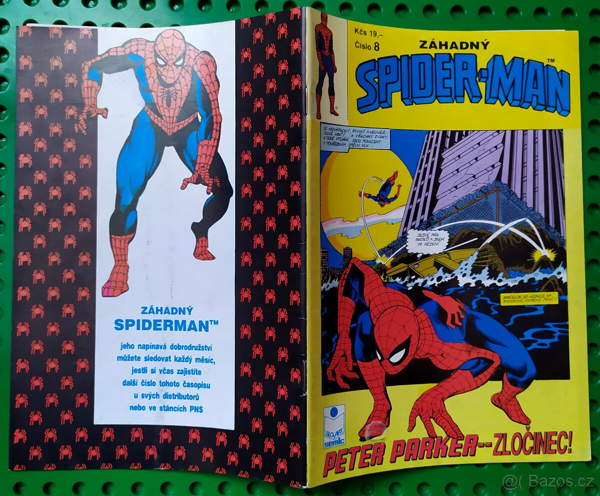 Komiks SPIDERMAN č. 8/1991 Semic velmi PĚKNÝ STAV - 2