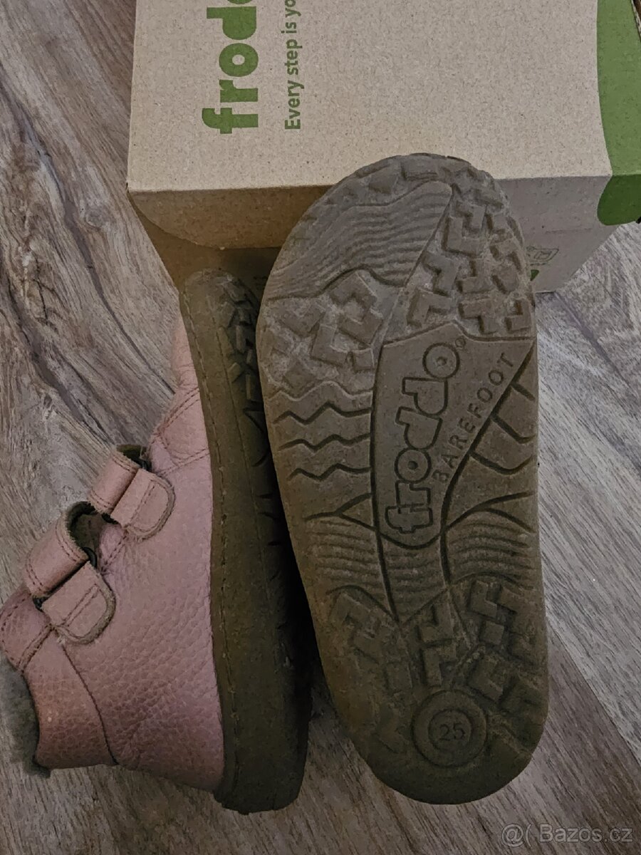 Dětské zimní barefoot boty Froddo Pink - vel. 25 - v záruce - 2