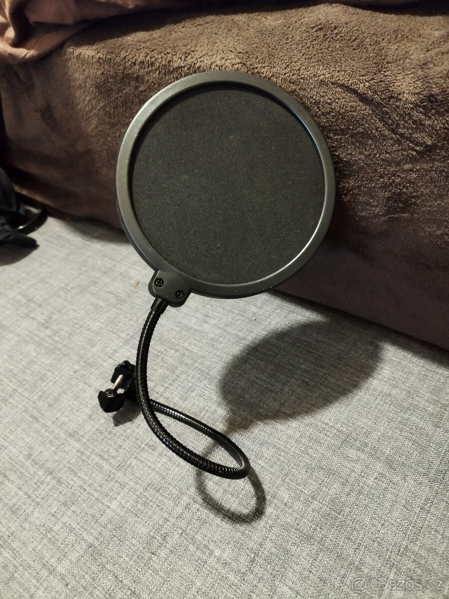 POP-1, pop filtr, protivětrná ochrana, černý - 2