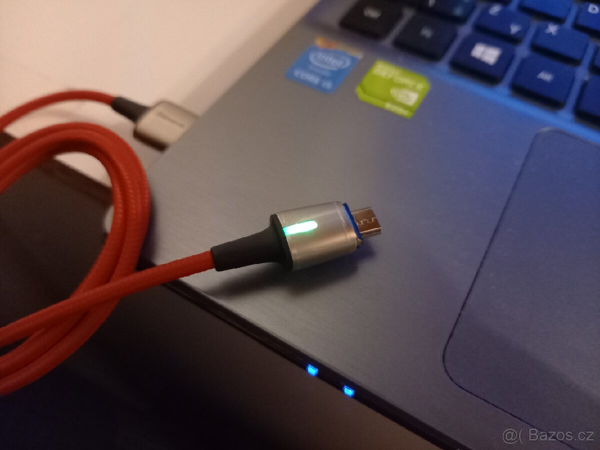 Magnetický microUSB kabel 1m - 2