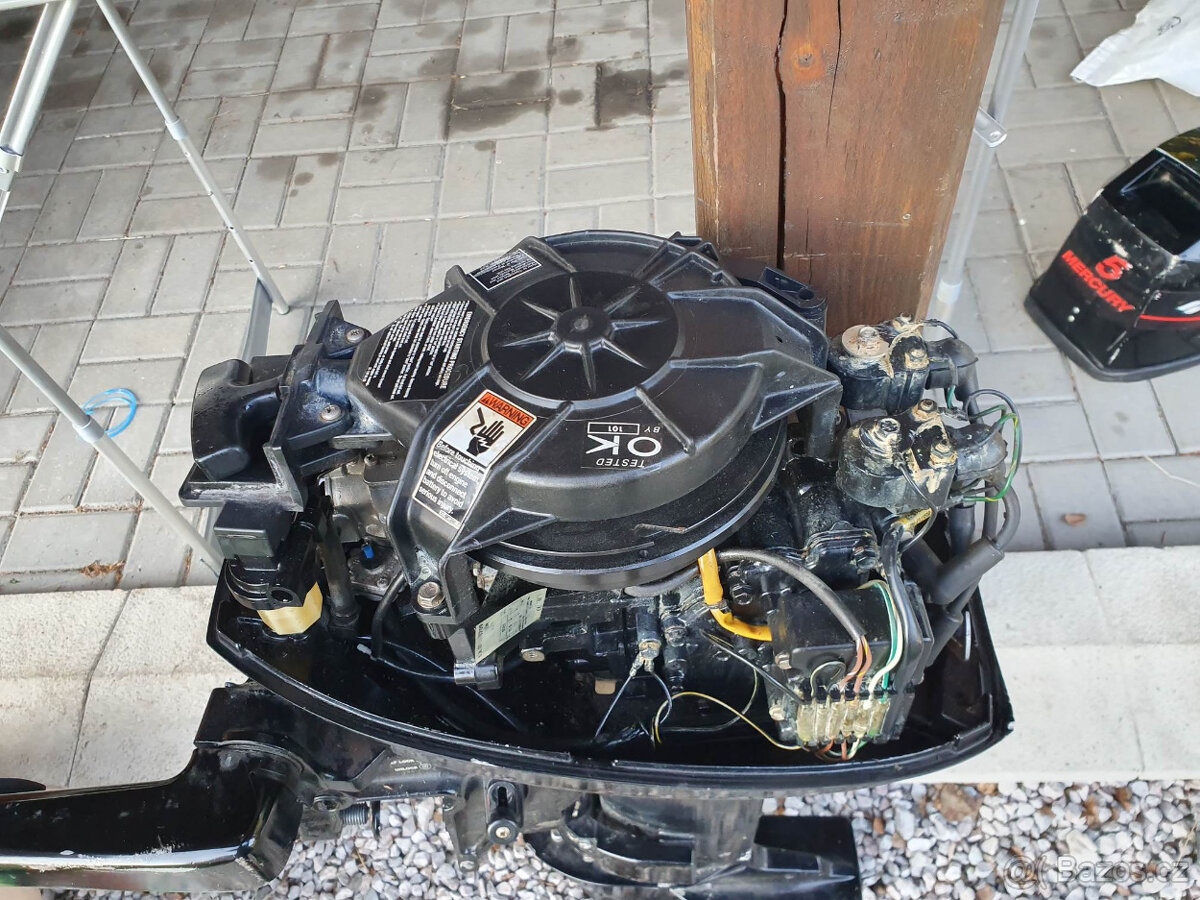 Lodní motor 2takt Mercury 15 HP krátká noha 2-takt 2T 11 kW - 2