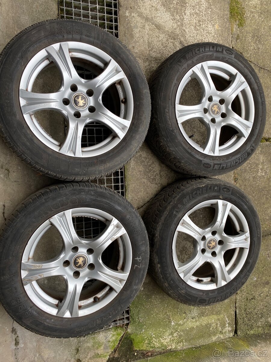 Lítá kola R16 Peugeot,Citroen 205/60R16 - 2