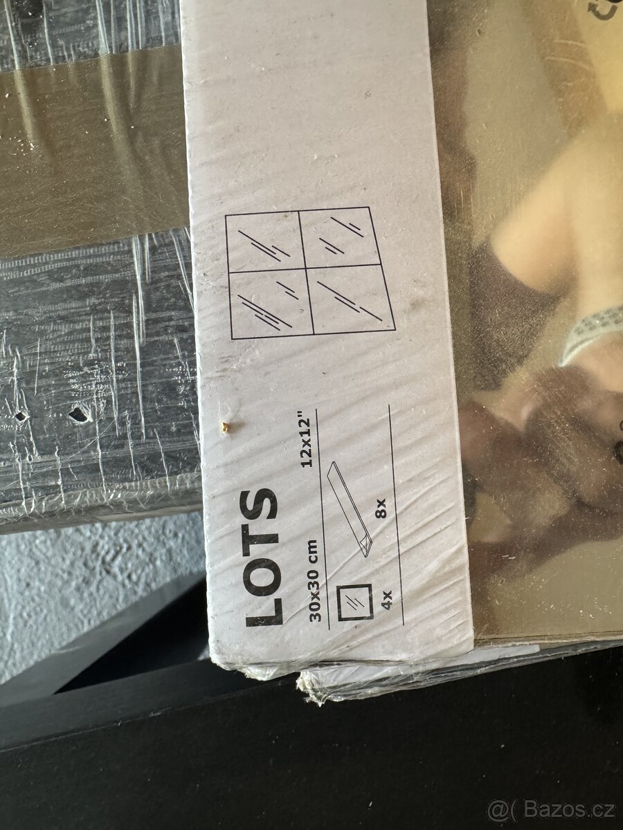 Samolepící zrcadla ikea 30x30 - 2