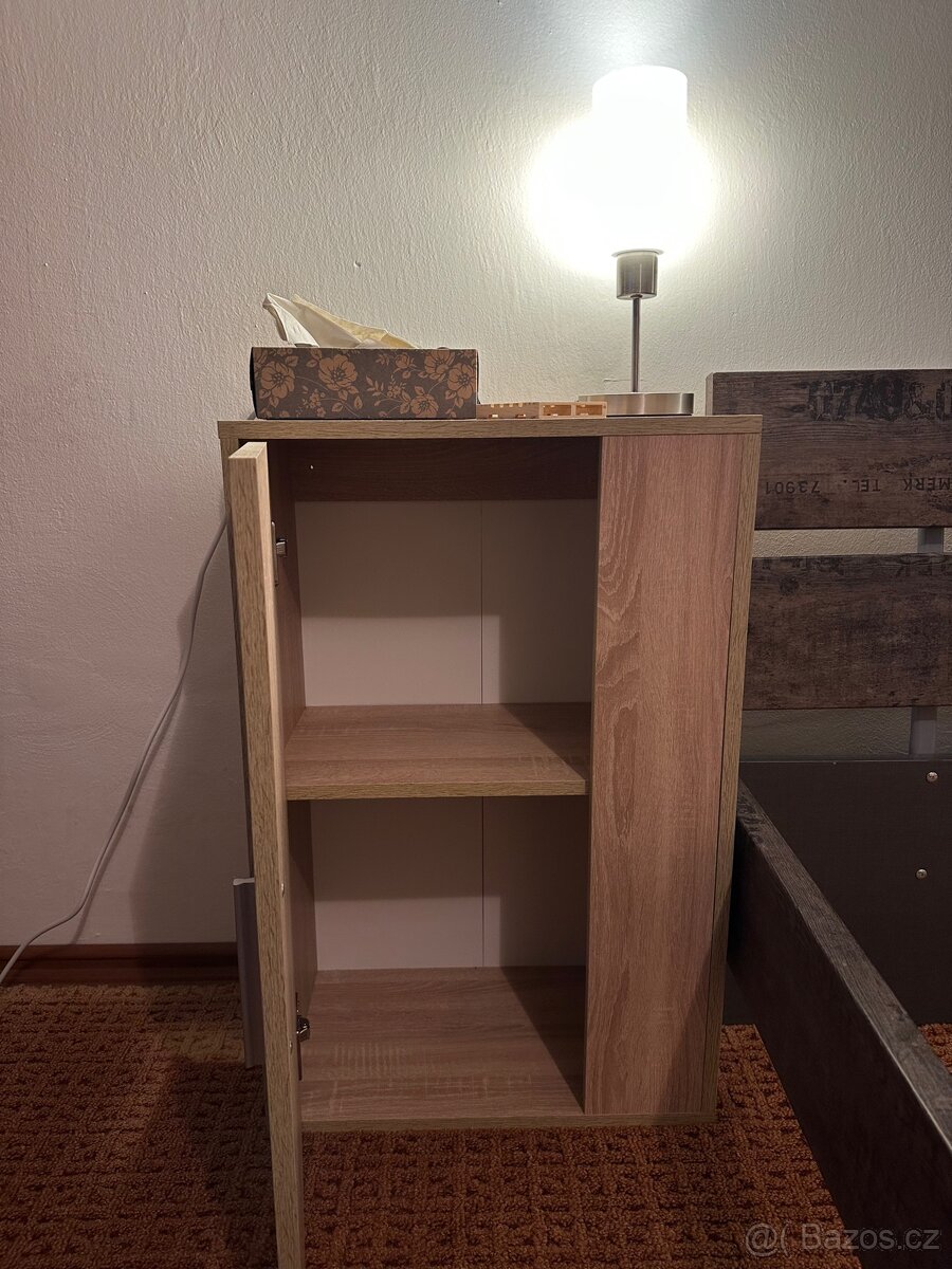 Komoda - 2 ks - dub sonoma - 2