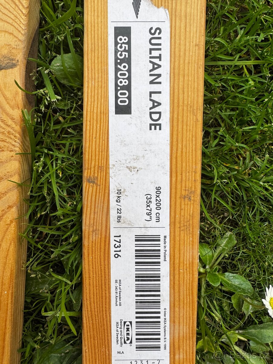 Dřevěný rošt 90x200 - 2