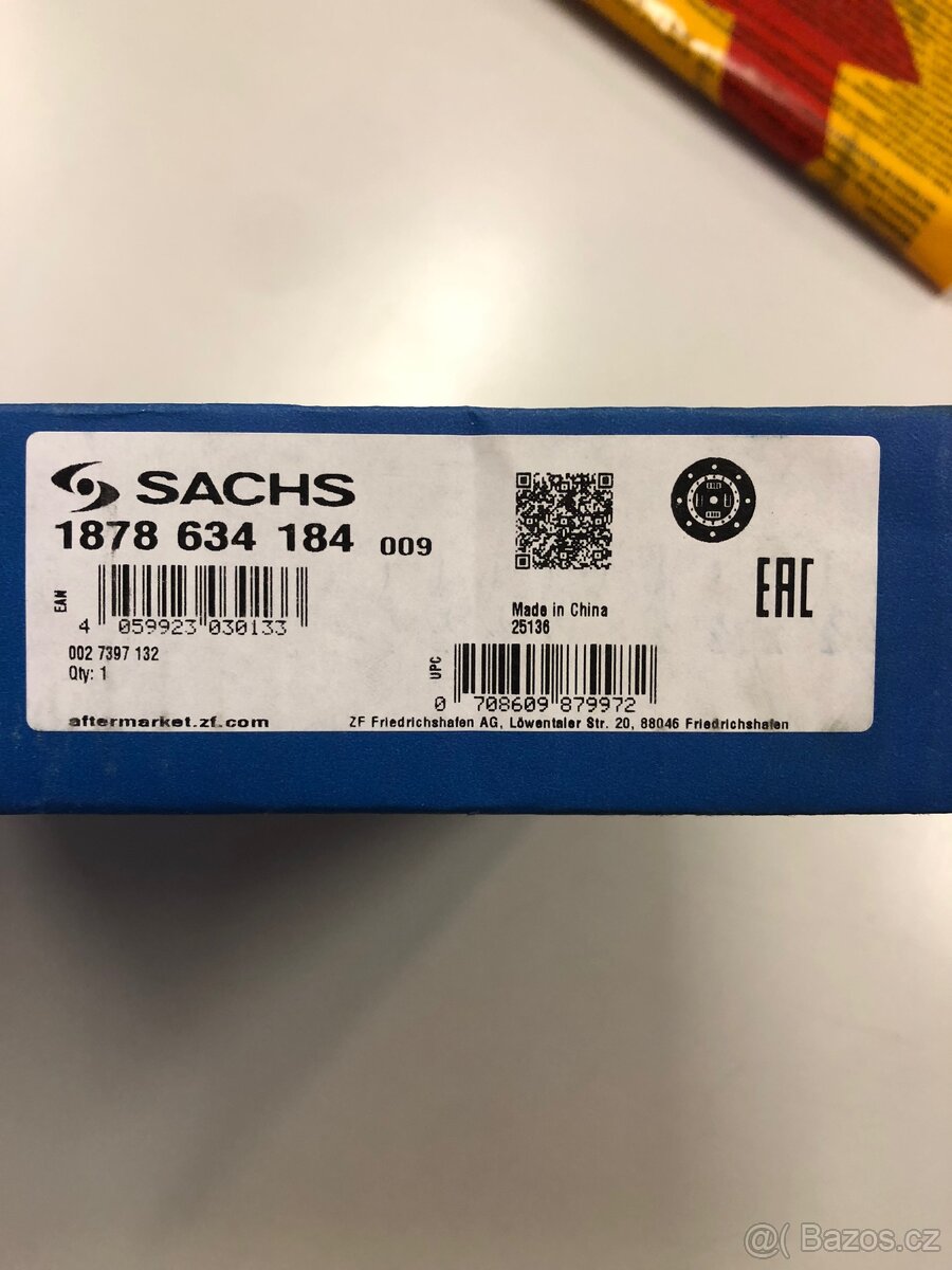 Lamela spojky Sachs 1878 634 184.Nová - 2