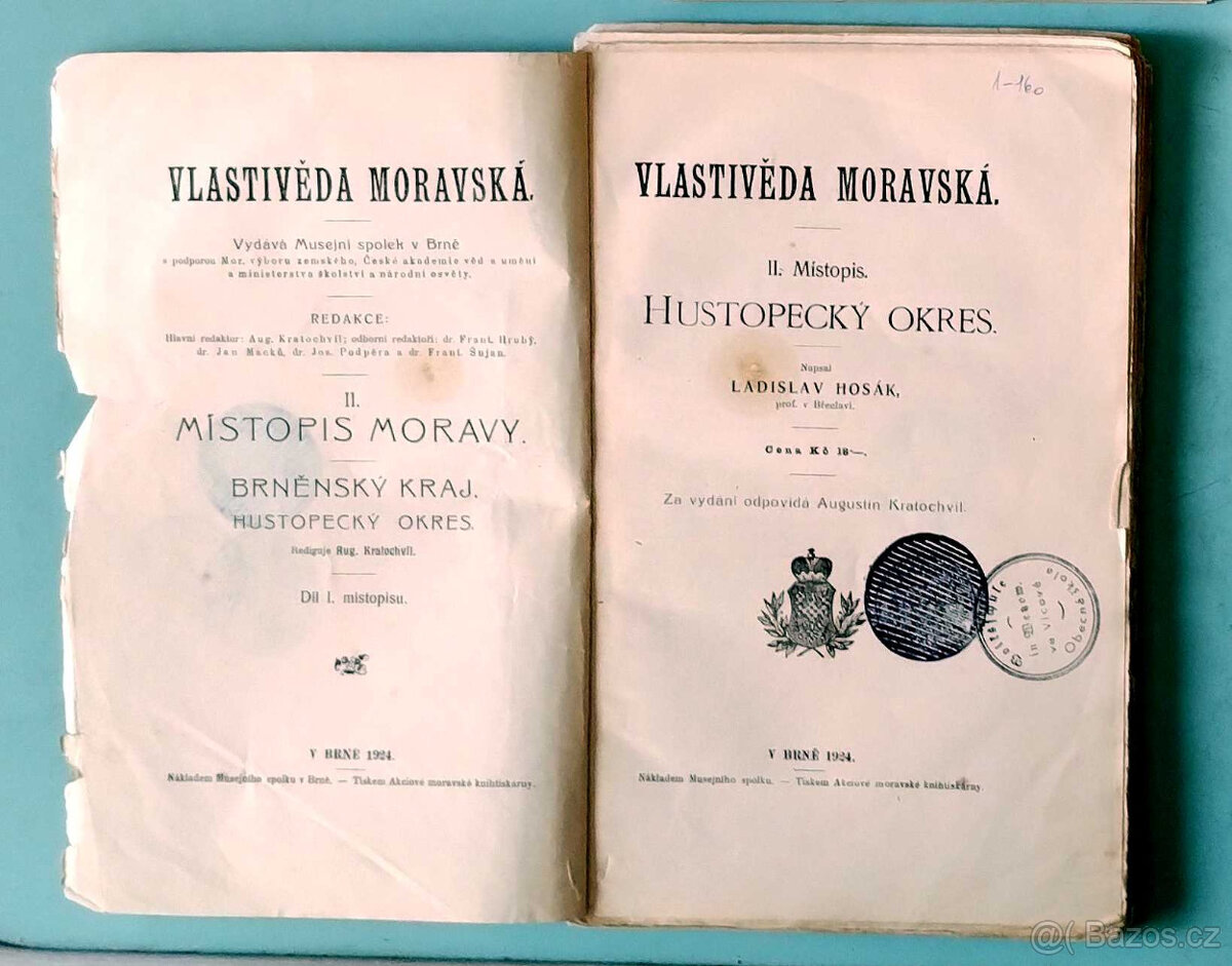 Vlastivěda moravská - 2