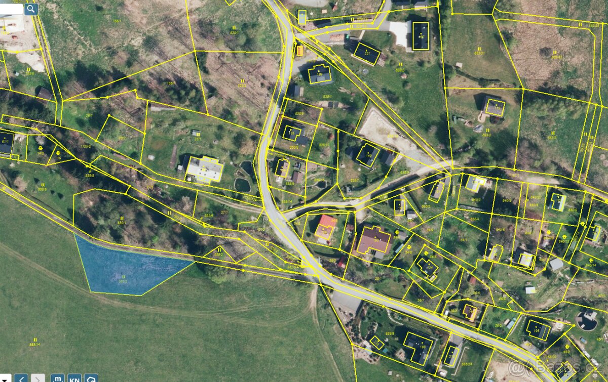 Pozemek 1205 m2 - Hynčice pod Sušinou - 2