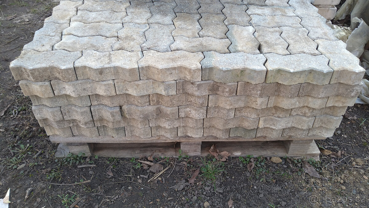 Betonová dlažba Vlnka - 2