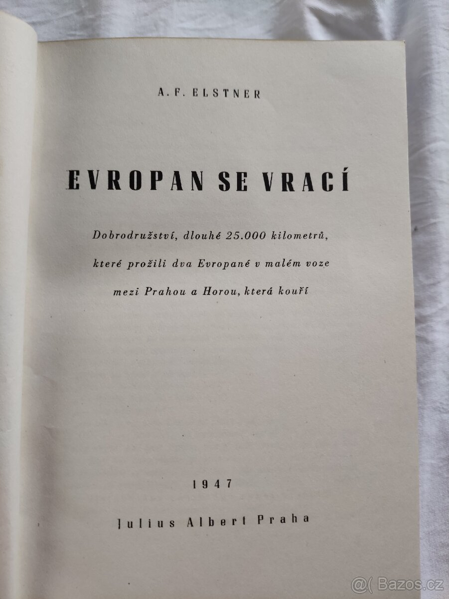EVROPAN SE VRACÍ - A. F. Elstner - 2