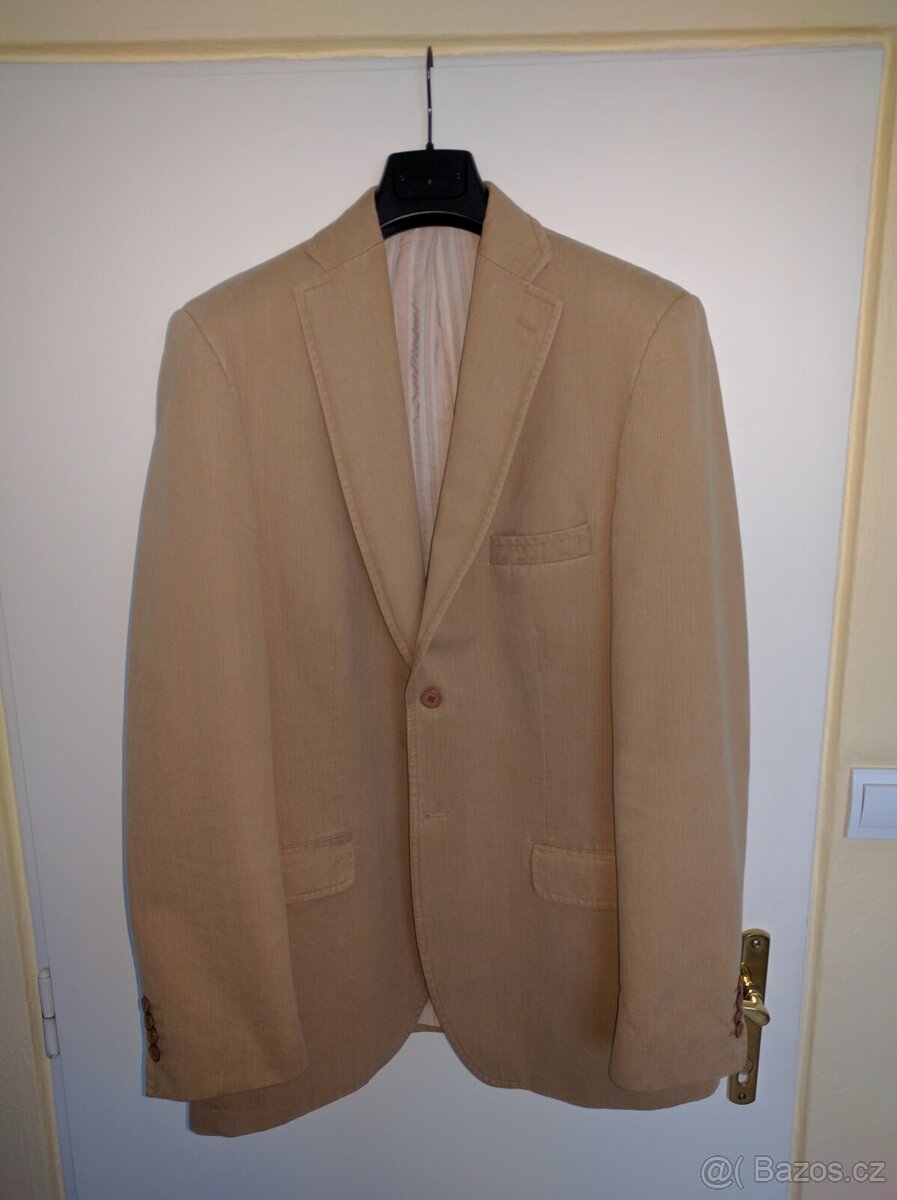 Světle hnědé sako LUGGI, vel. 106 - 2