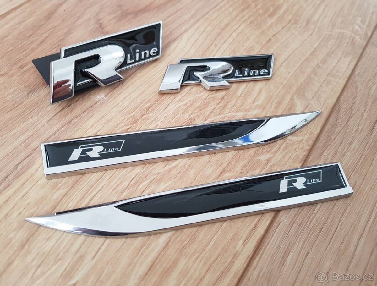 Rline napisy logo znaky nalepky R-line - 2
