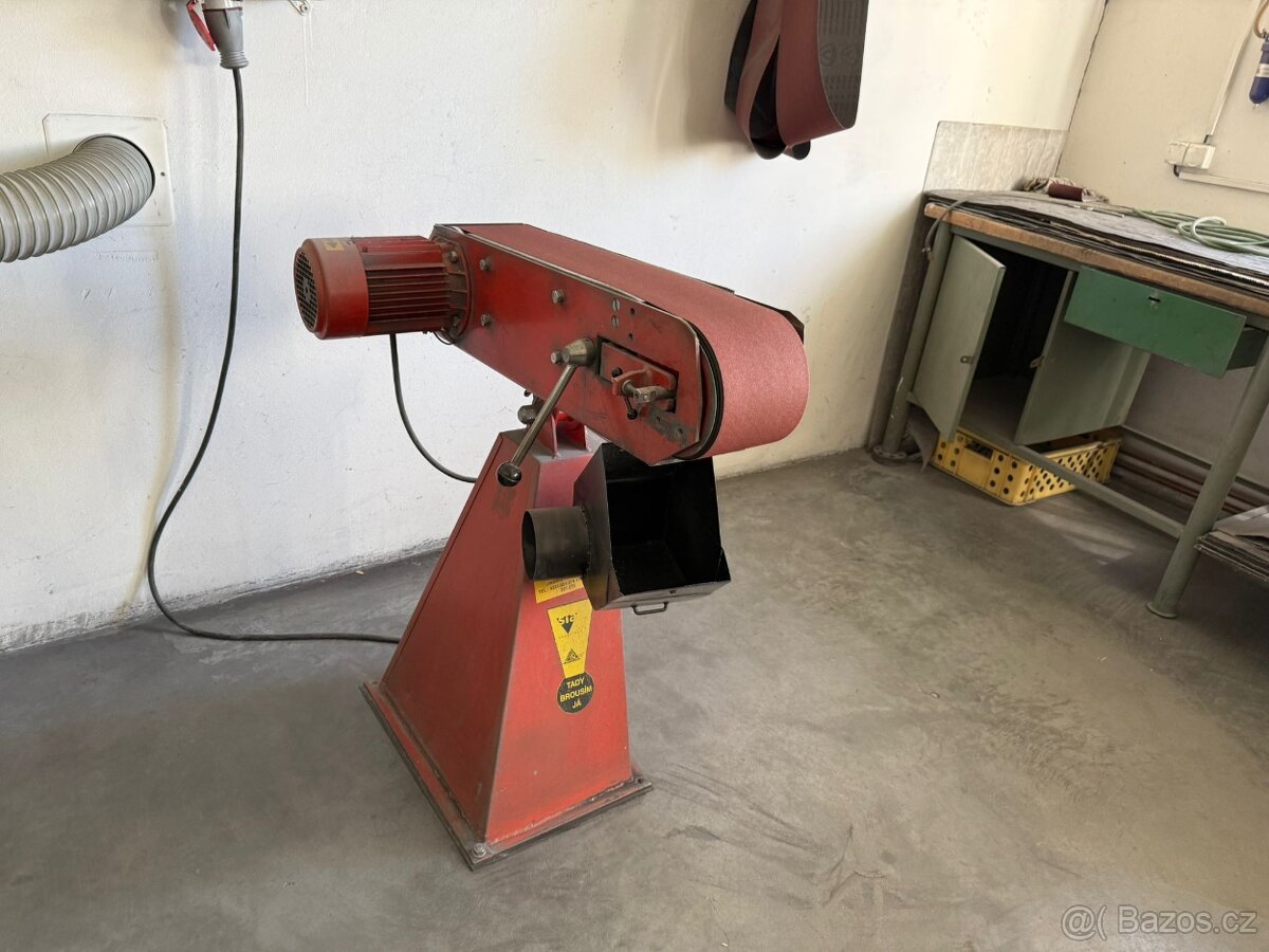 Pásová bruska na kov – 2 ks, průmyslová - 2