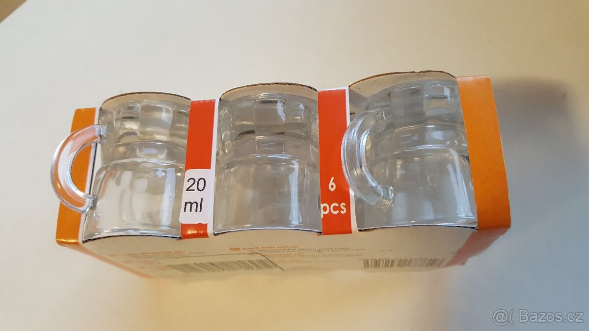 Panáky tvaru pulitru, 6 x 200 ml - 2