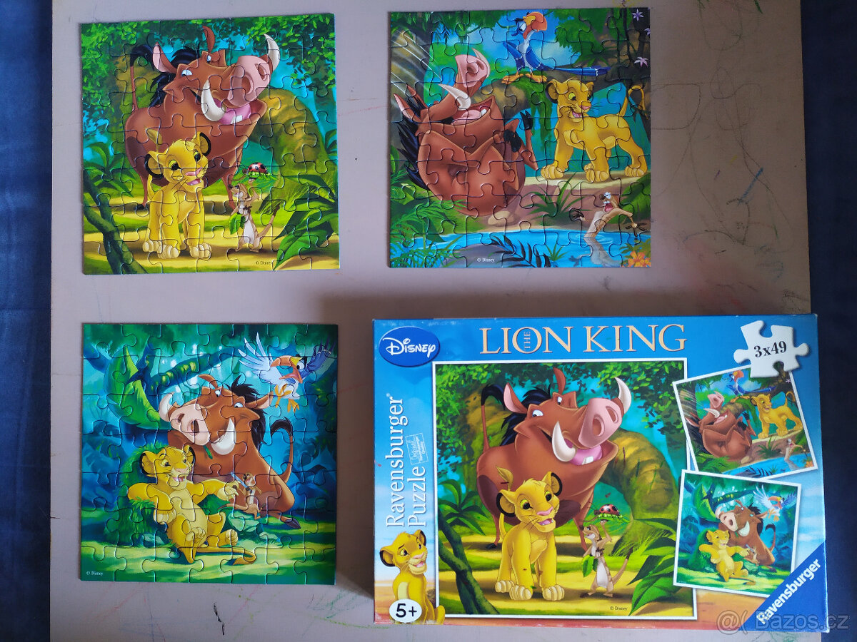 Puzzle Lion King, Lví král, Tlapákova patrola, Dinosauři - 2