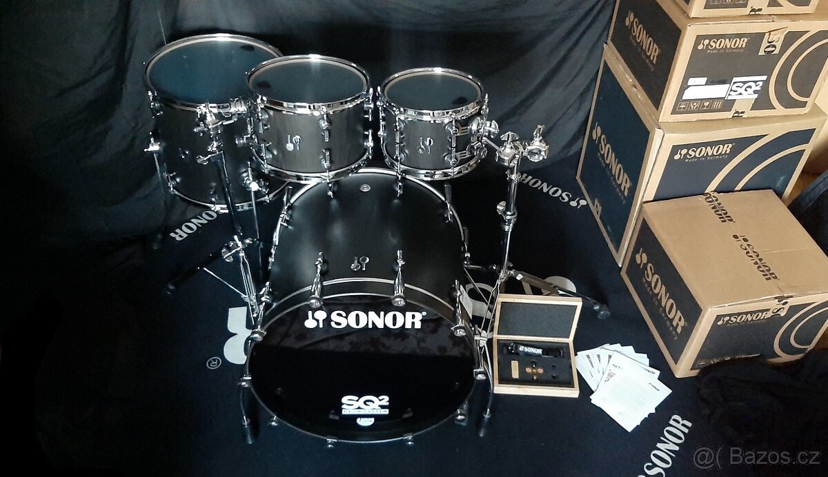 Prodám nové bicí Sonor SQ2, Vintage Onyx - 2