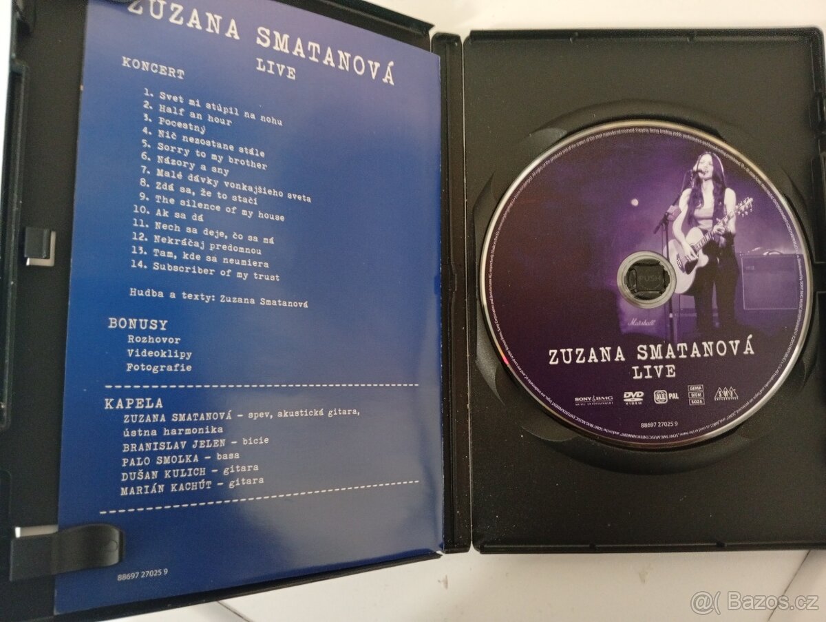 Zuzana Smatanová Live DVD prodám. - 2