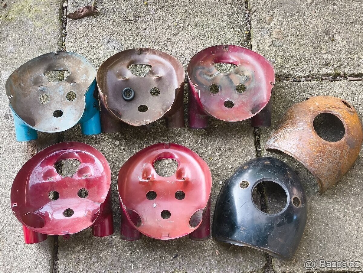 Spodní vrchní díl světla maska Jawa velká kývačka 250 350 - 2