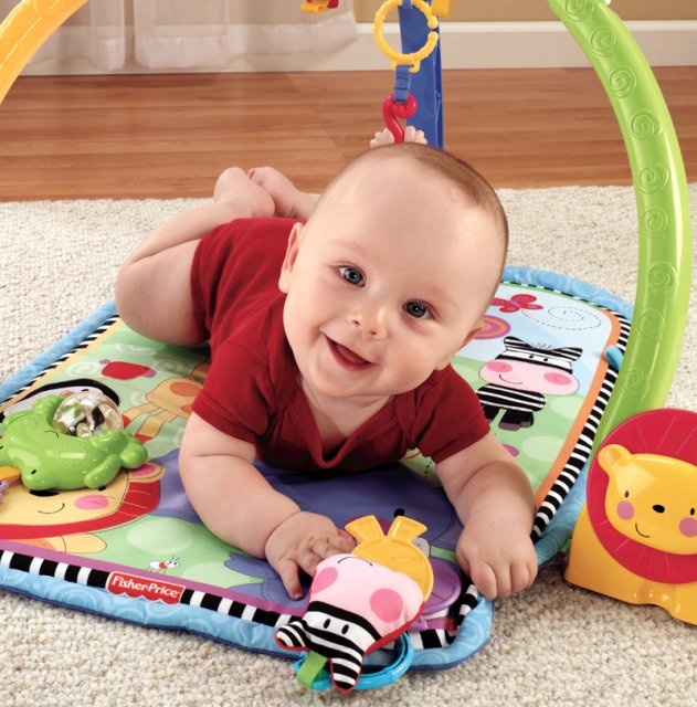 Fisher Price Hrací deka se skládací světelnou hrazdou - 2