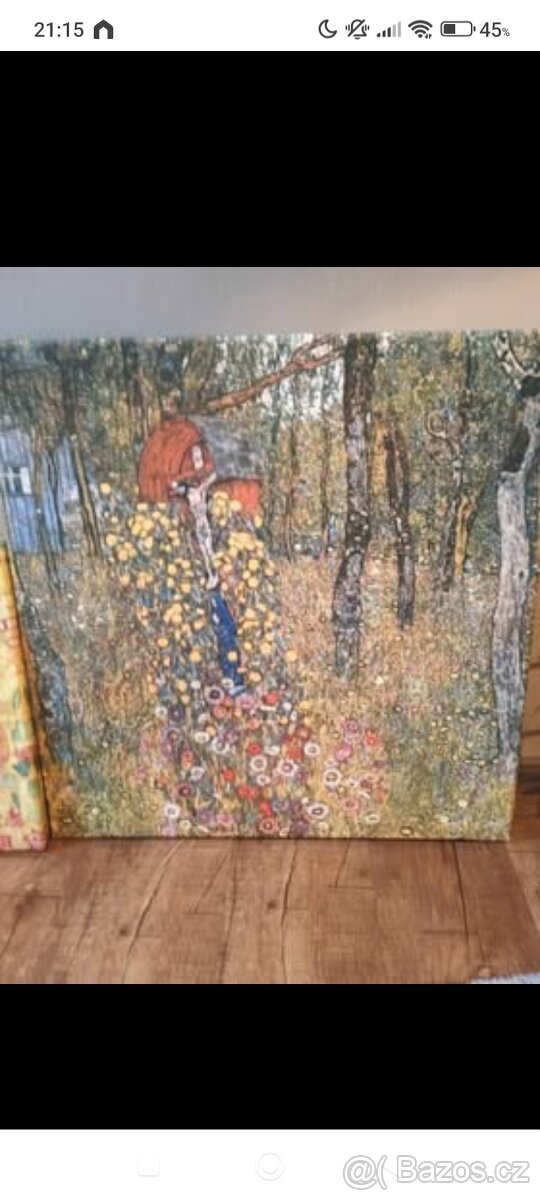 Reprodukce obrazů G.Klimta, 6ks -ozměry od 30x40 do 120x80cm - 2