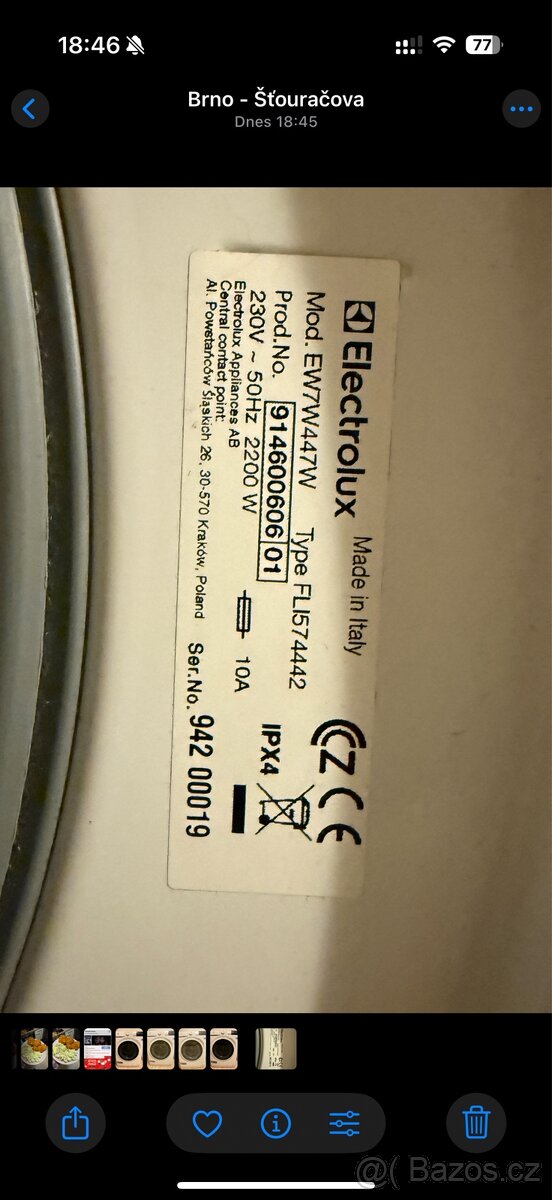 Electrolux EW7W447W (pračka se sušičkou) - 2
