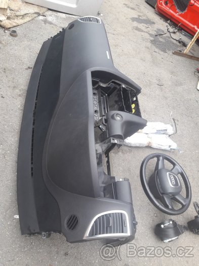 airbagova sada audi q7 airbag volantu palubka pásy pás - 2