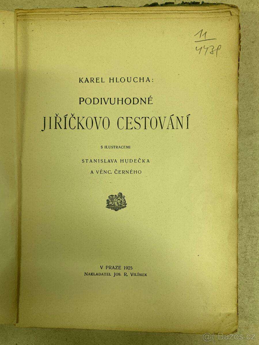 Kniha - Podivuhodné Jiříčkovo cestování - 2