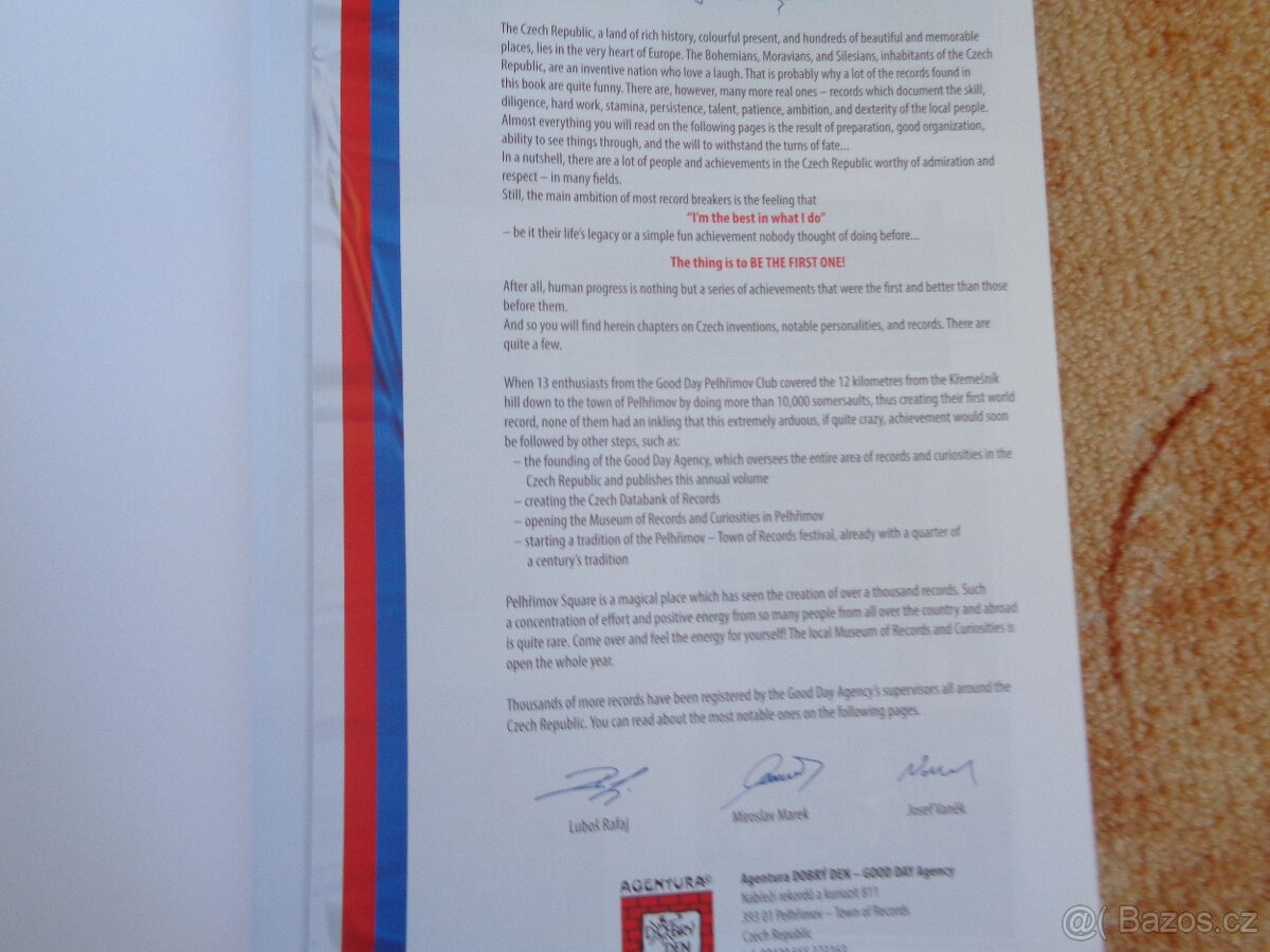 Anglická verze České knihy rekordů - 2