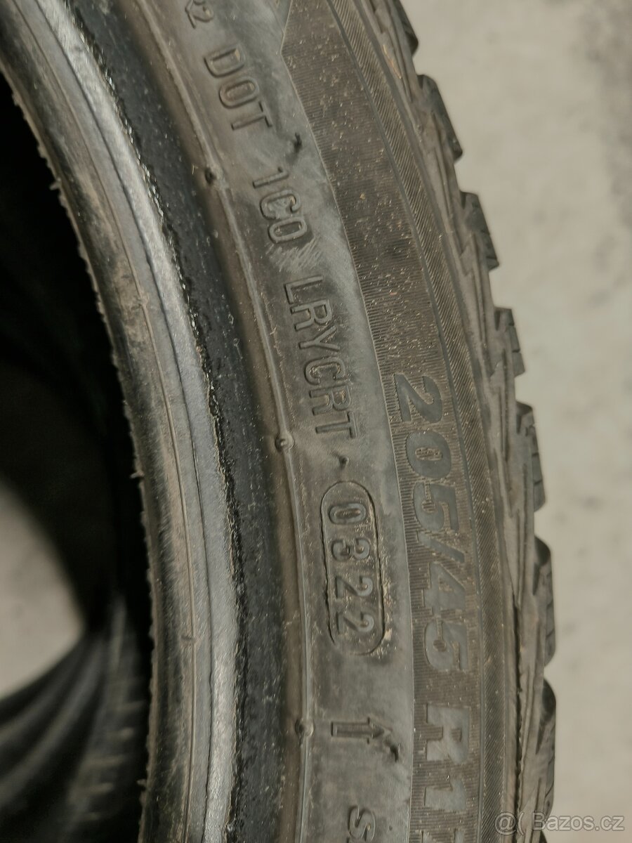 205/45 R17 88V Celorocni kumho solus 6mm - 2