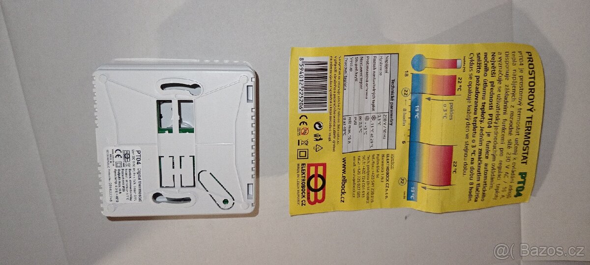 Digitalni termostat Elektrobock PT04 - 2
