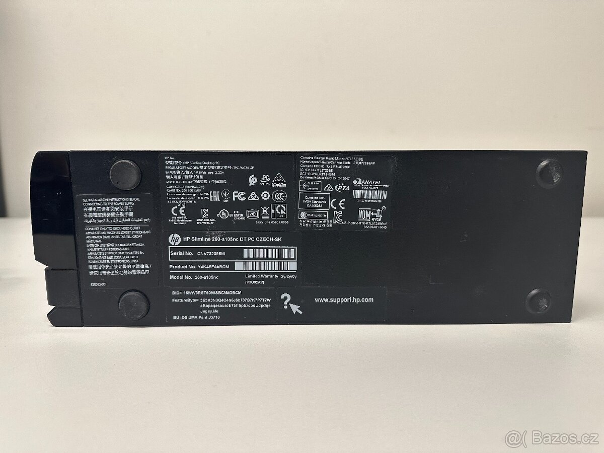 Počítač HP Slimline 260-a105nc - 2