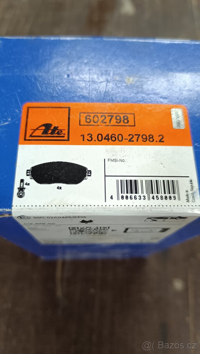 Brzdové destičky ATE , Renault Trafic, Opel Vivaro - 2